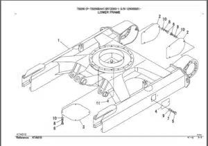 Photo 5 - Takeuchi TB250 Parts Manual Excavator