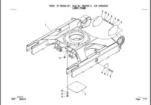 Photo 5 - Takeuchi TL220 Parts Manual Track Loader BU0Z004