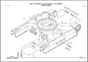 Photo 5 - Takeuchi TB025 Parts Manual Excavator