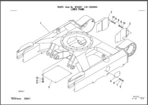 Photo 5 - Takeuchi TL140 Parts Manual Track Loader BT9Z009