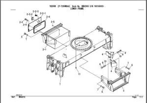 Photo 3 - Takeuchi TB295W Parts Manual Excavator