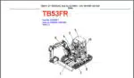 Photo 3 - Takeuchi TB53FR Parts Manual Excavator BJ1Z006-1