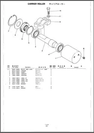 Photo 1 - Takeuchi TB68 Parts Manual Compact Excavator