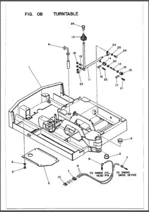 Photo 6 - Takeuchi TB55UR Parts Manual Excavator