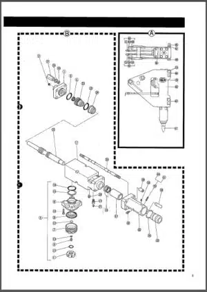 Photo 7 - Takeuchi TB014 Parts Manual Excavator