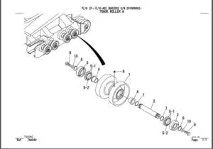 Photo 1 - Takeuchi TL10 Parts Manual Track Loader BU6Z002