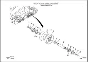 Photo 5 - Takeuchi TB15FR Parts Manual Excavator BC5Z001