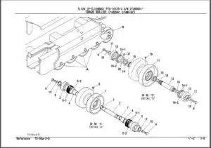 Photo 5 - Takeuchi TB108 Parts Manual Excavator