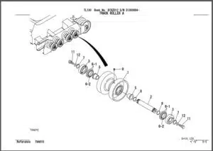 Photo 7 - Takeuchi TB035 Parts Manual Excavator