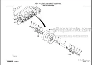 Photo 12 - Takeuchi TL250 Parts Manual Track Loader BU3Z007