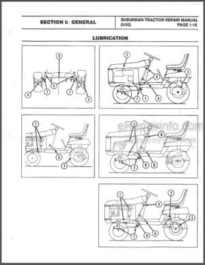 Photo 11 - Bolens Suburban Series Service Manual Tractor 1765963