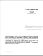 Photo 5 - Daewoo Solar 015 Plus Shop Manual Hydraulic Excavator 023-00038E