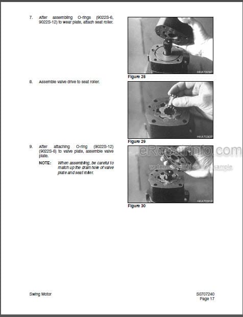 Photo 1 - Daewoo Solar 015 Plus Solar 018-VT Shop Manual Hydraulic Excavator K1000237E