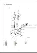 Photo 5 - Daewoo Solar 030 Plus Solar 035 Shop Manual Hydraulic Excavator 023-00046E