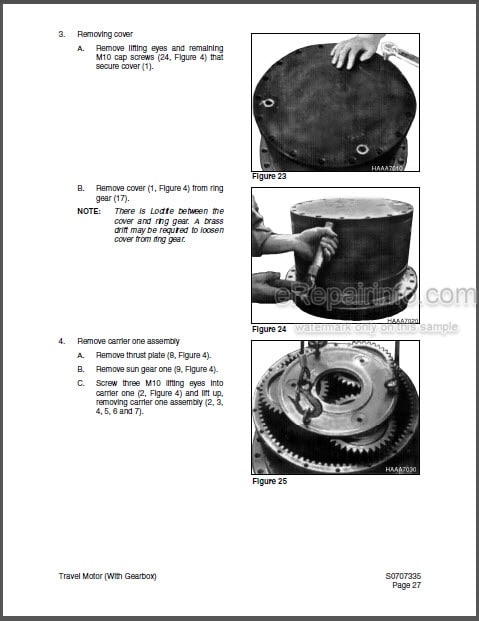 Photo 1 - Daewoo Solar 255LC-V Shop Manual Hydraulic Excavator 023-00057E