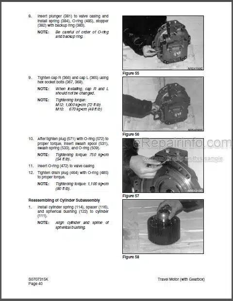Photo 1 - Daewoo Solar 300LL Shop Manual Hydraulic Excavator 023-00079E