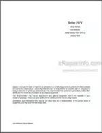 Photo 5 - Daewoo Solar 75-V Shop Manual Hydraulic Excavator 023-00066AE