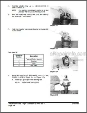 Photo 10 - Doosan DL420 Shop Manual Wheel Loader 950106-00009E