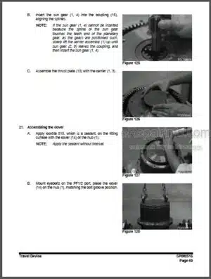 Photo 8 - Doosan DX140LCR-3 Shop Manual Excavator 950106-01021E