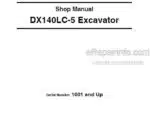 Photo 4 - Doosan DX140LC-5 Shop Manual Excavator 950106-01141E