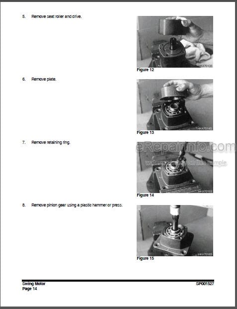 Photo 1 - Doosan DX15 DX18 Shop Manual Track Excavator K1043970AE