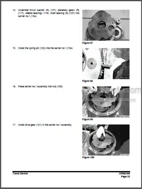 Photo 1 - Doosan DX225LC-3 Shop Manual Excavator 950106-00364E