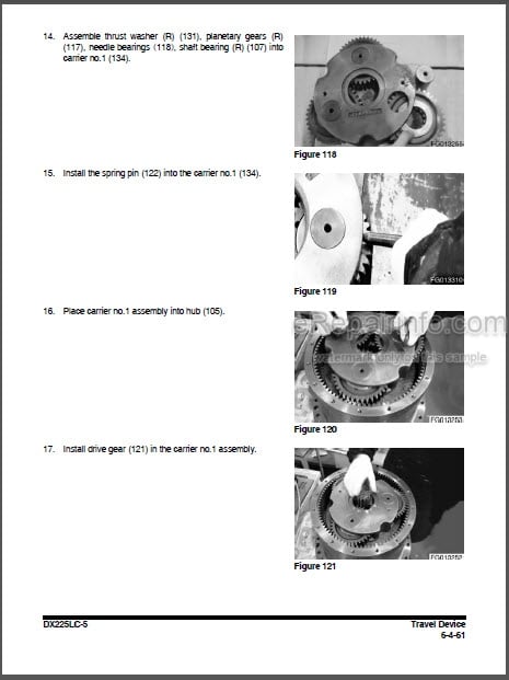 Photo 1 - Doosan DX225LC-5 Shop Manual Excavator 950106-01107E