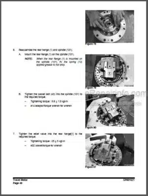 Photo 5 - Doosan DX235LCR Shop Manual Track Excavator 950106-00081E