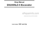 Photo 5 - Doosan DX235NLC-5 Shop Manual Excavator 950106-01115E