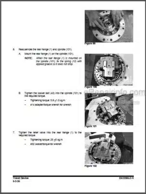 Photo 10 - Doosan DX235NLC-5 Shop Manual Excavator 950106-01115E