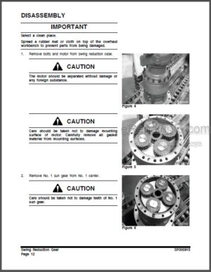 Photo 7 - Doosan DX235LCR Shop Manual Track Excavator 950106-00081E