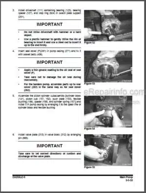 Photo 12 - Doosan DX255LC-5 Shop Manual Excavator 950106-01505E