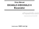 Photo 4 - Doosan DX340LC-5 DX350LC-5 Troubleshooting And Shop Manual Excavator