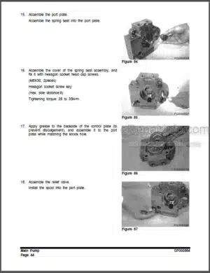 Photo 14 - Doosan DX35Z Shop Manual Track Excavator K1025197E