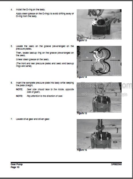 Photo 1 - Doosan DX420LC-3 Shop Manual Excavator 950106-00398E