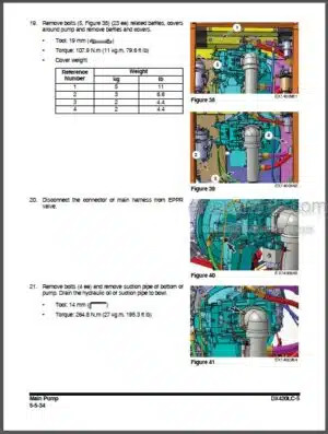 Photo 8 - Doosan DX420LC-5 Shop Manual Excavator 950106-01020E