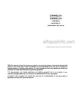 Photo 4 - Doosan DX480LCA DX500LCA Shop Manual Track Excavator 950106-00411E