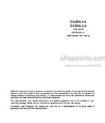 Photo 4 - Doosan DX480LCA DX500LCA Shop Manual Track Excavator 950106-00411E