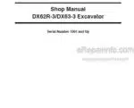 Photo 4 - Doosan DX62R-3 DX63-3 Shop Manual Track Excavator 950106-01085E