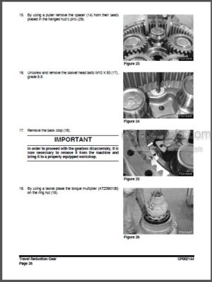 Photo 7 - Doosan DX140LC Shop Manual Excavator K1034080E