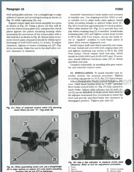 Photo 1 - Ford TW-5 TW-15 TW-25 TW-35 Shop Manual Tractor