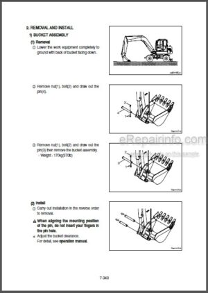 Photo 8 - Hyundai R55W-7 Repair Manual Wheel Excavator