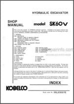 Photo 4 - Kobelco SK60V Shop And Parts Manual Excavator