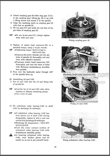Photo 1 - Kobelco SK100LV SK120V SK120LCV Shop  Manual Hydraulic Excavator S5LP0008E1