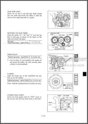 Photo 4 - Kobelco SK100V SK120V SK120LCV Shop Manual Hydraulic Excavator S5LP00071