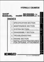 Photo 4 - Kobelco SK200SR-1S SK200SRLC-1S Shop Manual Hydraulic Excavator S5YB0003E