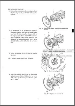 Photo 8 - Kobelco SK220 SK220LC Shop Manual Hydraulic Excavator S5LQ0004E2