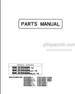 Photo 3 - Kobelco SK235SR-1E SK235SRLC-1E SK235SRNLC-1E Parts Manual Hydraulic Excavator S3YF00003ZE06
