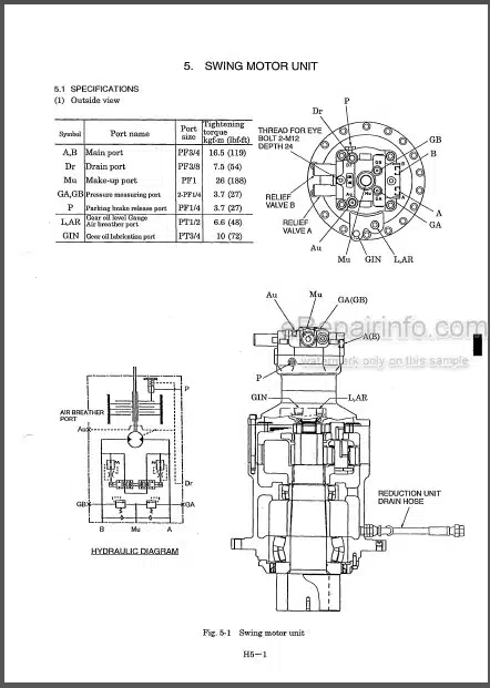 Photo 1 - Kobelco SK235SR-1E SK235SRLC-1E SK235SRNLC-1E Parts Manual Hydraulic Excavator S5YF0002E 1