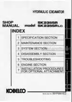 Photo 5 - Kobelco SK235SR SK235SRLC Shop Manual Hydraulic Excavator S5YF0001E2